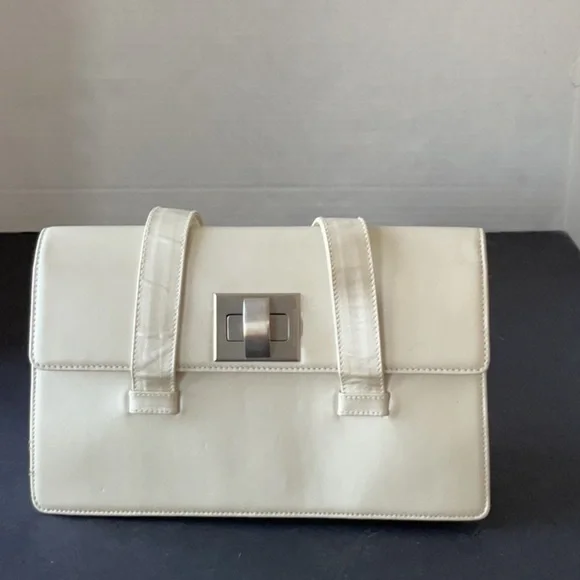 Donna Karan leather bag creamy white - Picture 1 of 12